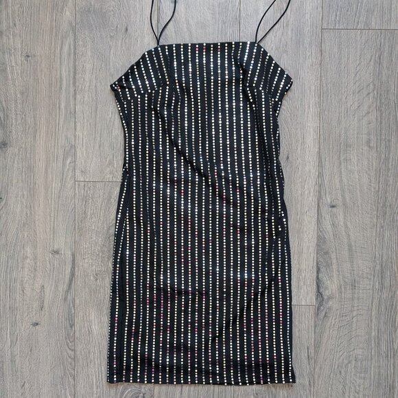 Forever 21 Dresses & Skirts - 52🖤✨ Forever 21 Black Sparkle Mini Dress sz XS✨🖤